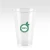 Custom Printed Cold Drinks 16oz 20oz PLA Milkshake Smoothie Bubble Tea Clear Plastic Cup with Logo