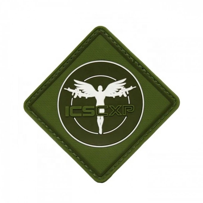 Custom Rubber Pvc Patch With Hook Backing 3d rubber Patch Badge
