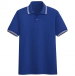 Custom School Customized Plain 60% Cotton 40% Polyester T-shirts Students Uniform Polo Shirt