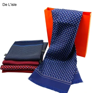 Custom Silk Screening Cravat Long Scarves