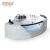Import Custom size 1.4 meter sector shaped two people low price bathtub from China