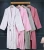 Import Custom soft men bath robe solid color grey terry bathrobe cotton shawl collar robe with embroidery logo from China