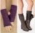 Import custom solid color high quality cozy women yoga dance leg Warmers from China