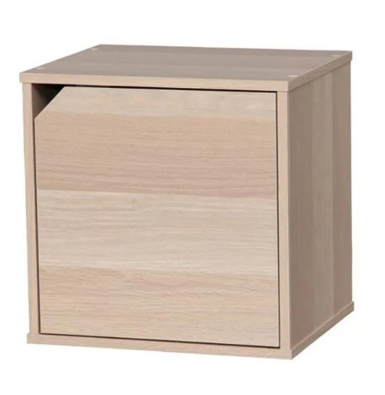custom wooden storage cube organizer box