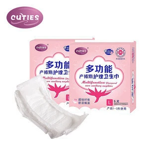 Customizable multifunctional adults sanitary napkin Super Absorbent and Leakproof Adult Insert puerperal pads for Maternal