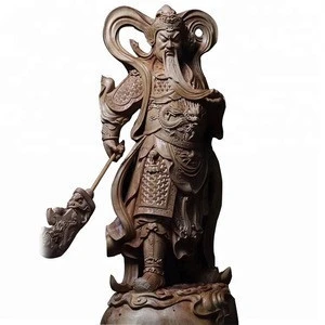 Customized artificial crafts made 3d frp  religious guan yu statues