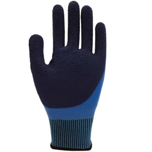 Customized cheap price industrial garden latex rubber coated waterproof safety hand gloves