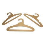 Customized Debossed logo printing recycled paper cardboard clothes hangers
