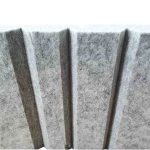 Customized Flame Retardant V Grooving Carved Polyester Fiber Acoustic Panels