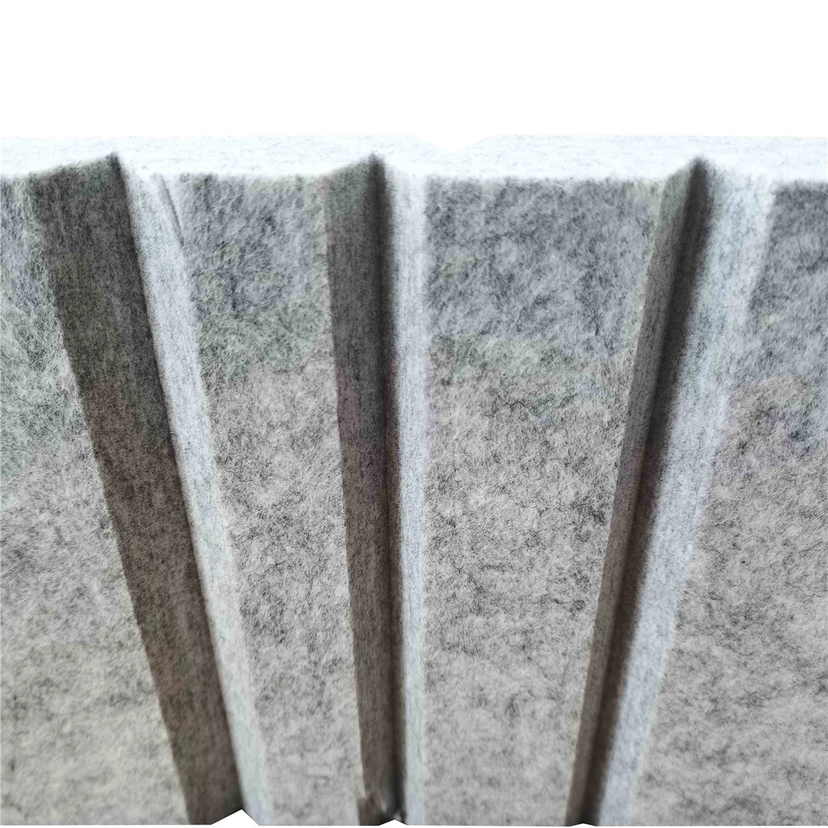 Customized Flame Retardant V Grooving Carved Polyester Fiber Acoustic Panels