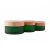Import Customized green glass 15ml 30ml 50ml cosmetic round bamboo jar from China