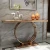 Import Customized Harmony Console Table marble and glass top use for hotel and living room from China