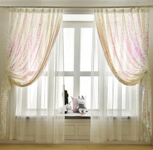 Customized high quality 100% polyester party wedding banquet glitter magic pink sequins backdrop curtains