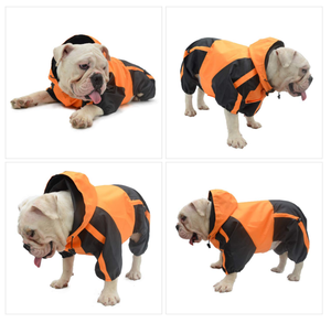 Customized Pet Apparel Dog Clothing  Rain Snow Coats Waterproof Raincoats