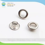 Customized Stainless Steel Ring Brass Metal Eyelet For Bags Garments Shoes