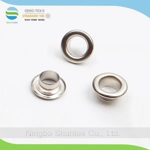 Customized Stainless Steel Ring Brass Metal Eyelet For Bags Garments Shoes