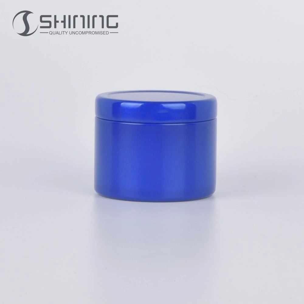 Customized Wholesale Food Grade Candle Alu Material Empty Round Box Metal 100 G Body Cream Container Aluminum Recycle cans