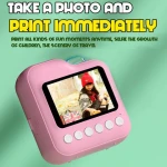 Cute Cartoon Kids Camera Christmas Gift Digital Camera Built-In Games 2.4 Inch instant cameras that print photos for kids 6-12