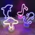 Import Cute mushroom shape custom neon light sign for rooms decoration from China