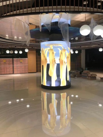 Buy Cylindrical Led Screen / Cylinder Led Display / Flexible Led ...