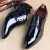 Import cz18041a New italian design patent leather pointed toe oxford dress shoes plus size 46 47 48 italian men shoes from China