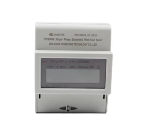 DDS3666 Single Phase meter electric digital energy meter solar system with bi-directional function