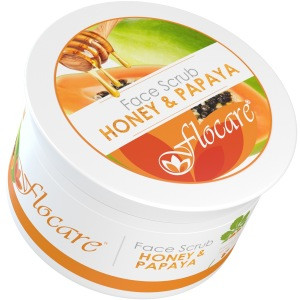 Dead sea salt extract natural organic honey papaya face body scrub honey face scrub for oil clear