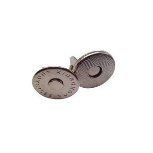 Decorative Magnetic Buttons Metal Snap Button For Bag Lock
