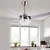 Import Decorative Modern Crystal Chandelier Electric Remote Control Led Ceiling Fan With Light from China