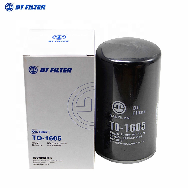 Buy Diesel Oil Filter 6735-51- 5140 Lf3349 Bt339 P558615 Of Komatsu ...