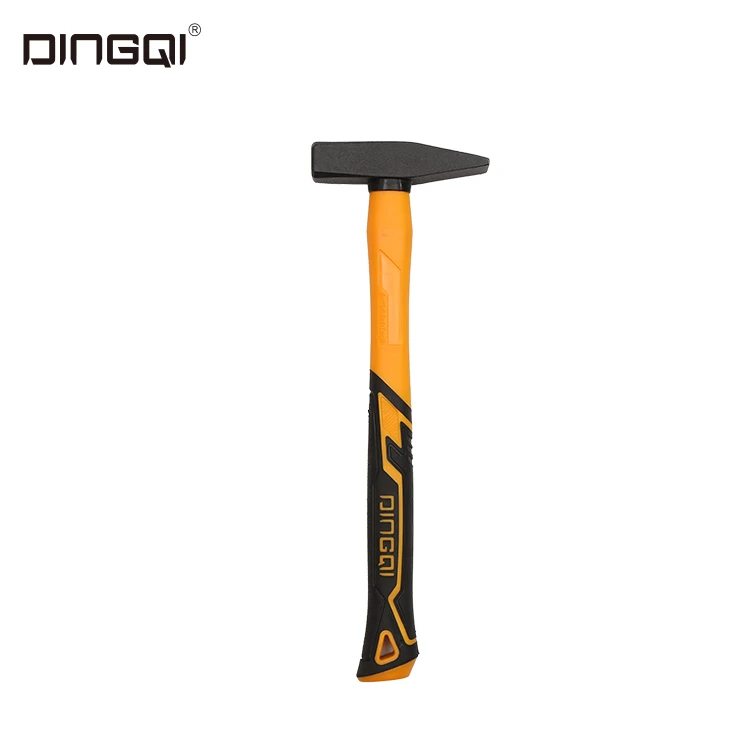 DingQi Premium Quality 200g Steel Machinist Hammer With Fiberglass Handle