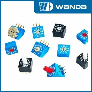 DIP rotary switch,RR31007,10 positions