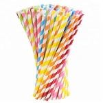 Disposable Paper Barware Bar Accessories Drinking Straws