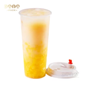 Disposable Plastic Bubble Tea Cup Milk Tea Ice Coffee Plastic PP Cup with Lids Take Out PP Cups 500ML 700ML 360ML