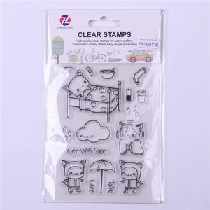 DIY Craft Decoration Clear stamp Custom Rubber Stamp