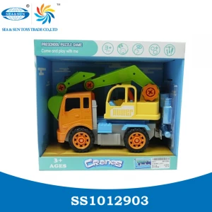 DIY Educational plastic tool truck assembly toy