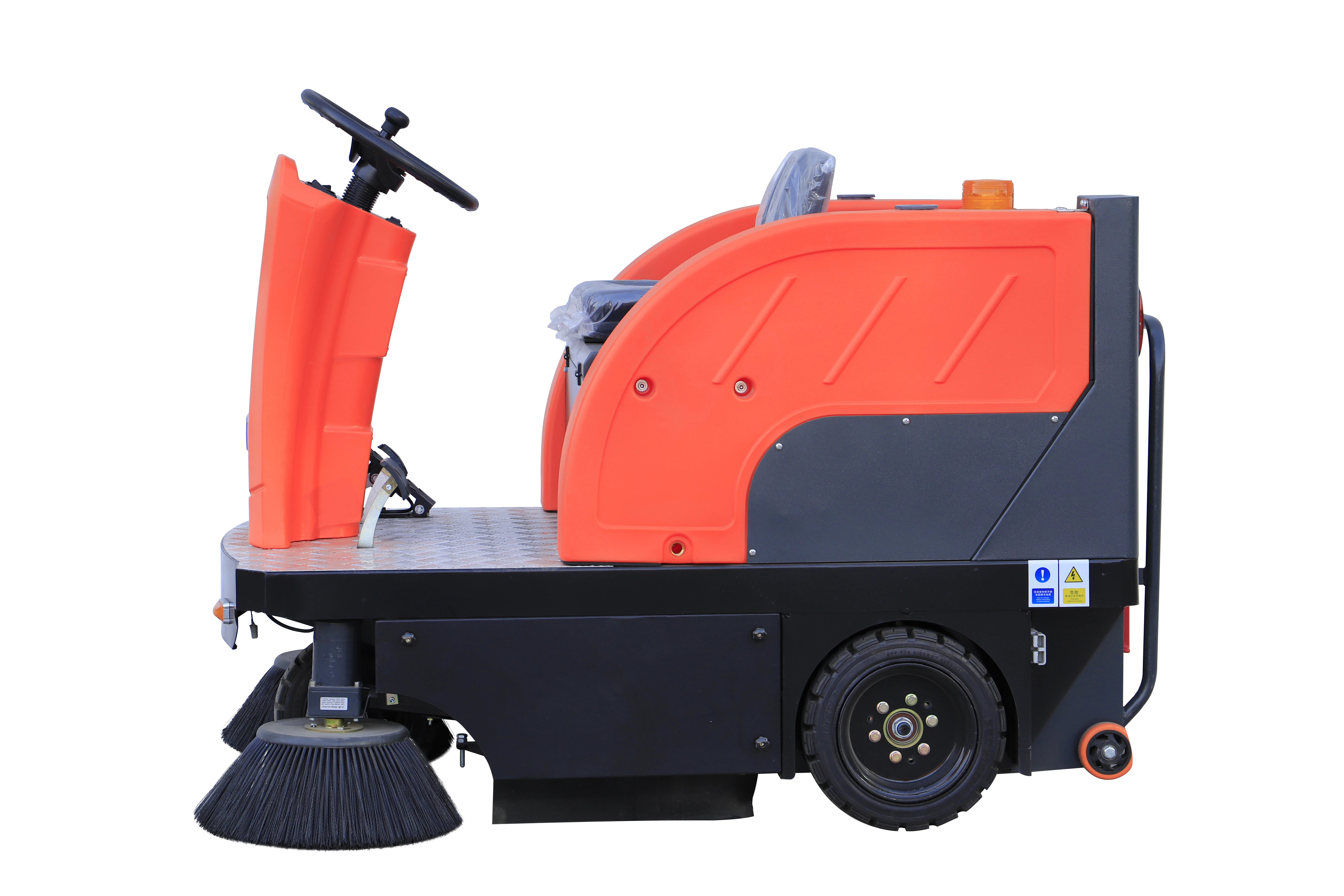 DK-G60 Sweeper Scrubber Equipment Auto Automatic Floor Cleaning Machine Black White Blue Motor