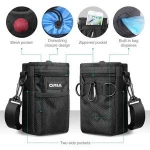 Dog Treat Bag, Dog Training Pouch, Pet Training Waist Bag with Adjustable Strap & Collapsible Dog Bowl & Storage