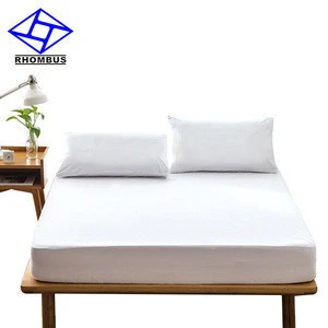 Double Bed Cooling Waterproof Quilting Terry Towel Mattress Protector Cover MC002