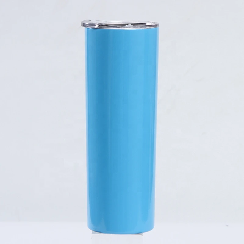 Double Wall Insulated Tumblers with Lids and Straws, Insulated Travel Water Tumbler Cup, Slim Vacuum Tumbler Travel Mug