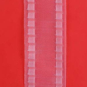 Drapery accessories transparent nylon fold tape waterfall pleat curtain header tape
