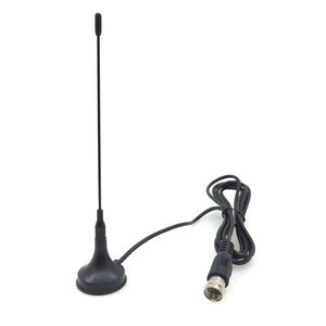 DVB-T Indoor Magnetic TV Antenna with F male connector, magnetic base digital TV antenna for portable device