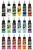 Import Dynamic Temporary Airbrush Tattoo Ink Set Colors for Wireless Tattoo Machine Kit Wholesale with Stencils from China