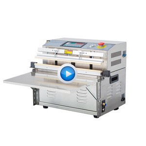 DZQ-500TE Automatic commercial stainless steel dry fish dates grain food vacuum packing machine