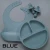 Import Easily Clean Silicone bib and plate set  Baby Gift For Kids from China