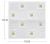Easy Peel and Stick 27.5*27.5 inch Square Wall Paper, Durable PE Textured Decorative 3D Wallpaper for Home Ceiling Decoration