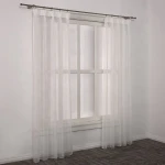 Easy to installation custom room design stock white sheer fabric curtains in rolls