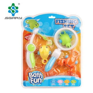 Eco-friendly Bath fun kids bath fishing toys