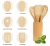 Import Eco-friendly Biodegradable Home Use Reusable 7pcs Bamboo utensils cooking utensils Spatulas Set from China