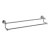 Import Economical Bathroom Wall Mounted Stainless Steel Single towel bar Metal Shower Towel Holder Towel Bars from China